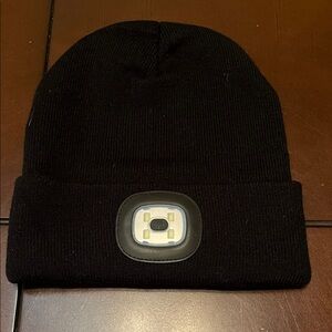 Black LED Beanie Hat
